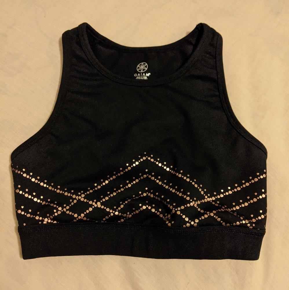 3/$10 NWOT GAIAM High Neck Sports Bra - XS